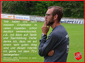 Vertragsverlängerung Trainer